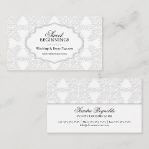 Carte De Visite Damier élégant