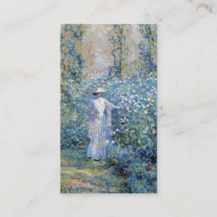 Carte De Visite Dans le jardin