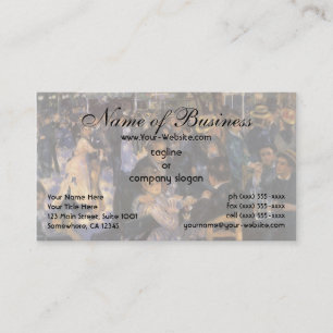 Carte De Visite Danse au Moulin de la Galette par Renoir
