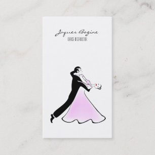 Carte De Visite Danseur artistique Salle de bal Danser Couple