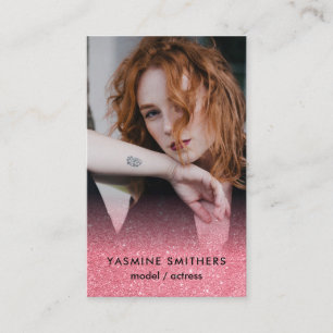 Carte De Visite Danseuse de modèle d'acteur - Photo de l'icône s