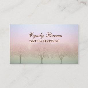 Carte de visite d'arbres