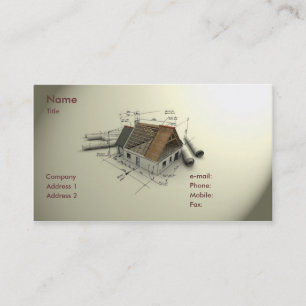 Carte de visite d'architecte