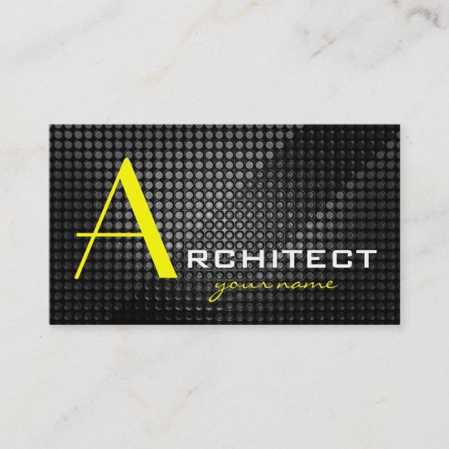 Carte de visite d'ARCHITECTURE classique (Devant)