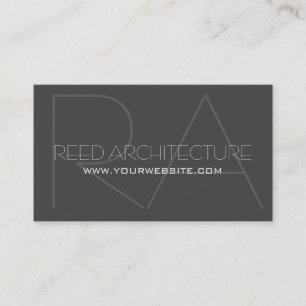 Carte de visite d'architecture professionnelle mod