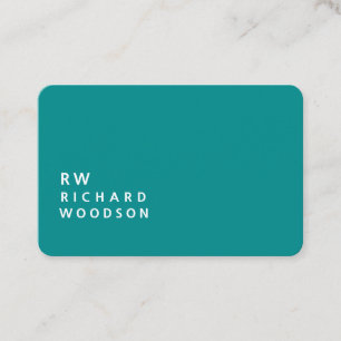 Carte De Visite Dark Cyan FreeLance, un site à la mode moderne