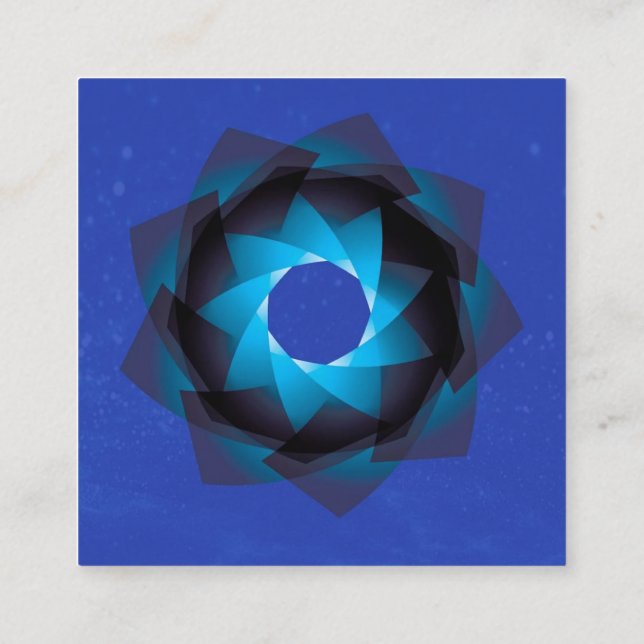 Carte de visite d'art (Dos)