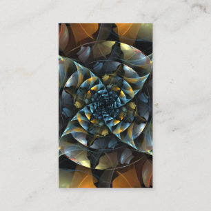 Carte de visite d'art Abstrait Pinwheel
