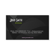 Carte de visite d'art noir