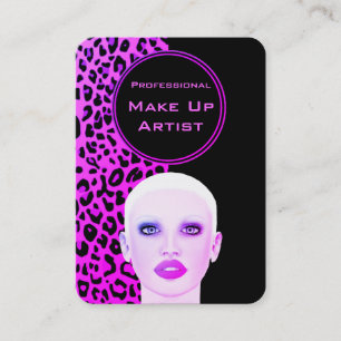 Carte de visite d'artiste maquillage professionnel