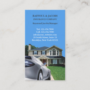 Carte de visite d'assurance
