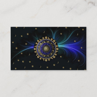 Carte de visite d'astrologie