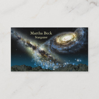 Carte de visite d'astronomie
