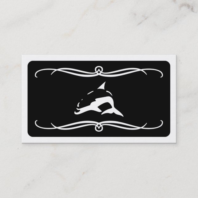 Carte De Visite dauphin mod (couleur personnalisable) (Devant)