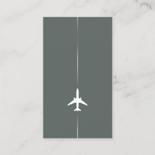 Carte de visite d'aviation minimal