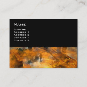 Carte De Visite DAWNING DARK/ MONDE ALIEN Science-fiction