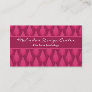 Carte de visite Dazzling Raindrops, Magenta