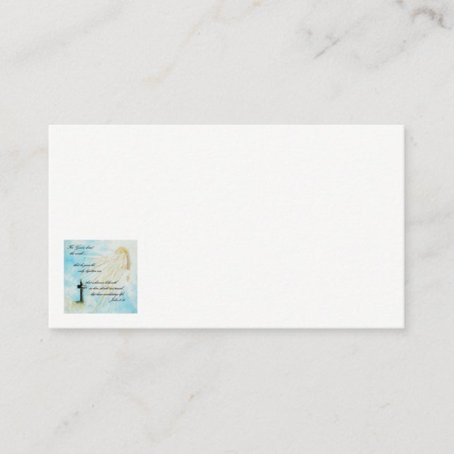 Carte de visite de 3h16 de John qui part d'un (Devant)