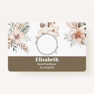 Carte de visite de badges personnalisés
