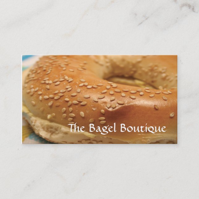 Carte de visite de bagel (Devant)