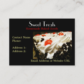 Carte de visite de Bakery Dessert Company