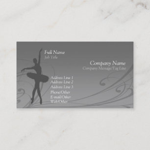 Carte de visite de ballet