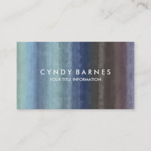 Carte de visite de bande aquarelle