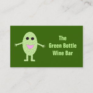 Carte de visite de bar à vin personnalisable