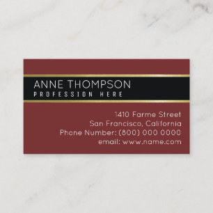 carte de visite de base classe pour toute professi