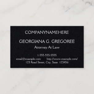 Carte de visite de base, minimum