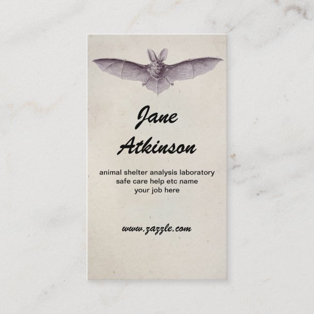 carte de visite de batte (Devant)