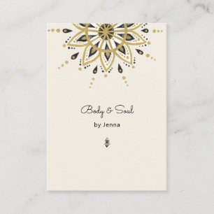 Carte de visite de bien-être pour le massage de y