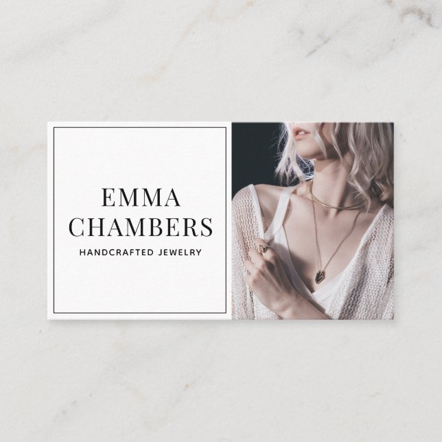 Carte de visite de bijouterie (Devant)