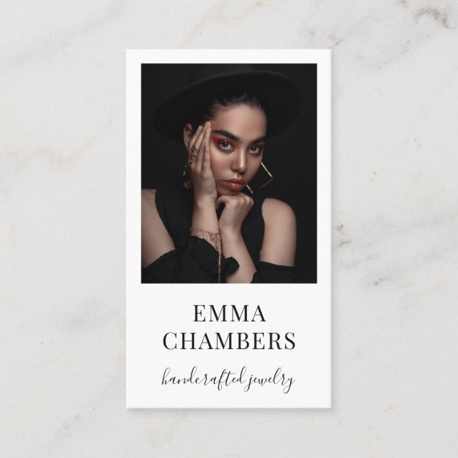 Carte de visite de bijouterie (Devant)