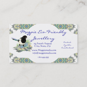 Carte de visite de bijoux Magpie