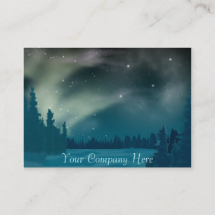 Carte de visite de Borealis de l'aurore
