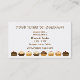 Carte de visite de boulangerie