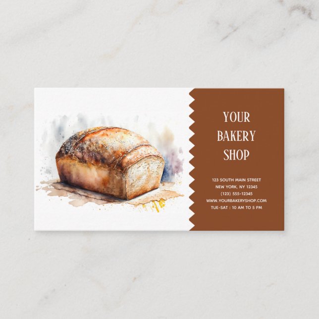 Carte de visite de boulangerie (Devant)