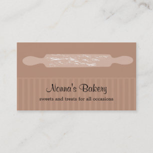 Carte de visite de boulangerie