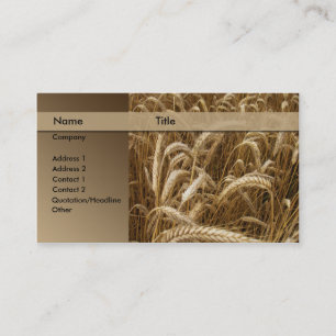 carte de visite de boulangerie/brasserie