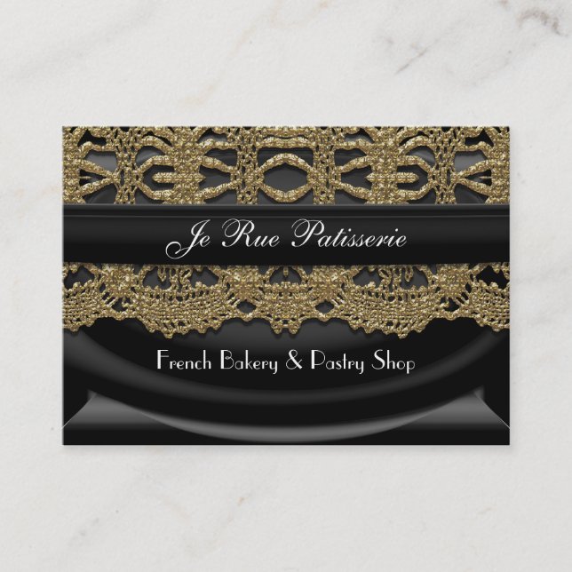 Carte de visite de boulangerie d'Auré (Devant)