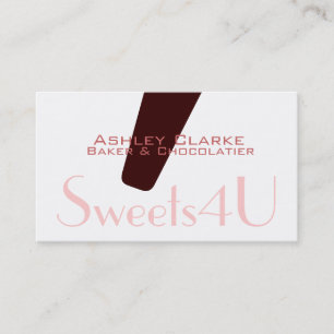 Carte de visite de boulangerie de logo de