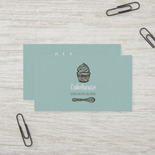 Carte de visite de boulangerie de pâtisserie