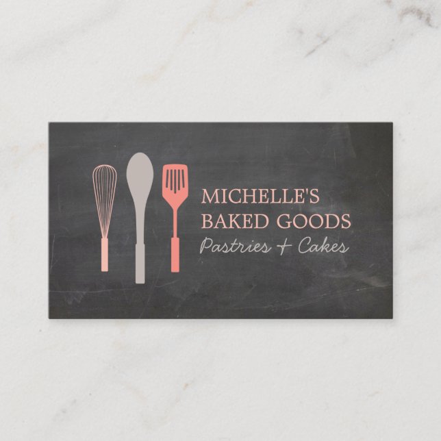 CARTE DE VISITE de boulangerie WHISK SPOT SPATULA  (Devant)