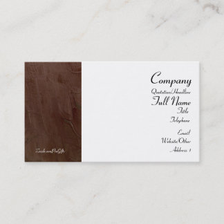 Carte de visite de Bourgogne toscane