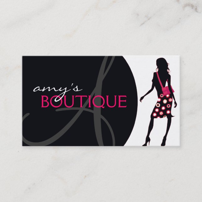 Carte de visite de boutique d'Accessorie (Devant)