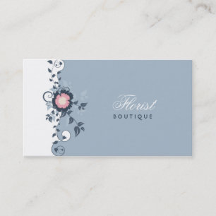 Carte de visite de boutique de fleuriste