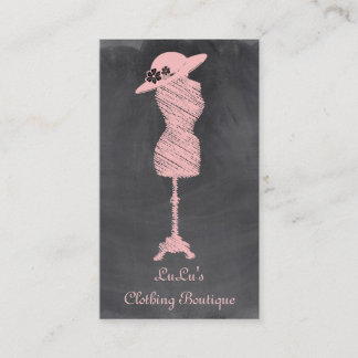 Carte de visite de boutique de magasin de