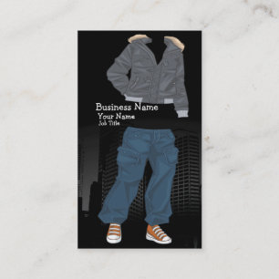 Carte de visite de boutique de mode