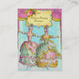 CARTE DE VISITE DE BOUTIQUE DE PARURE ET DE